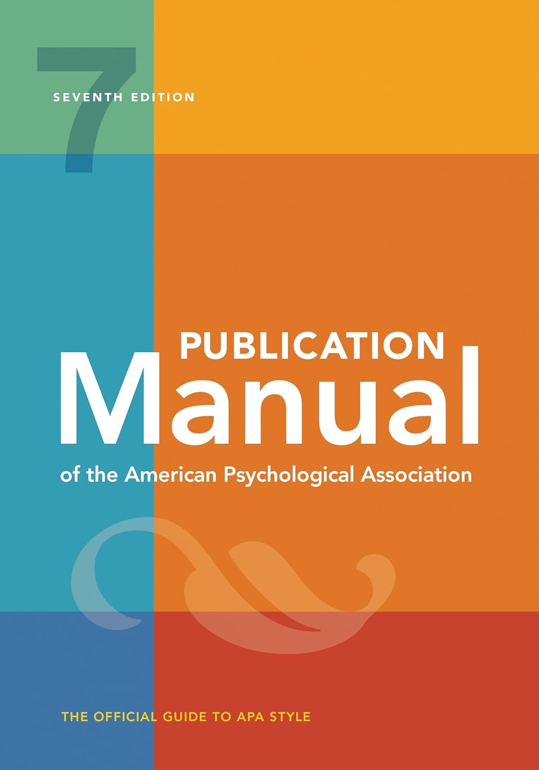 7th Edition APA Style Publication Manual cover