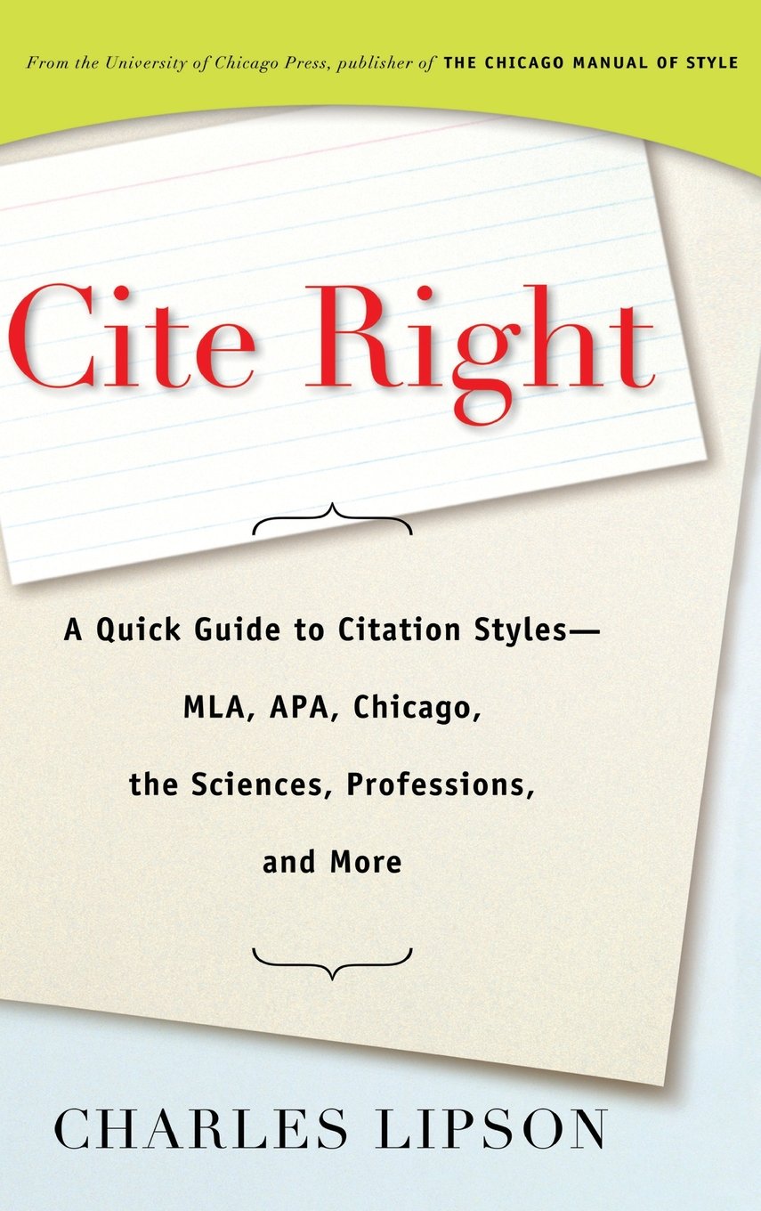 Cite Rite cover